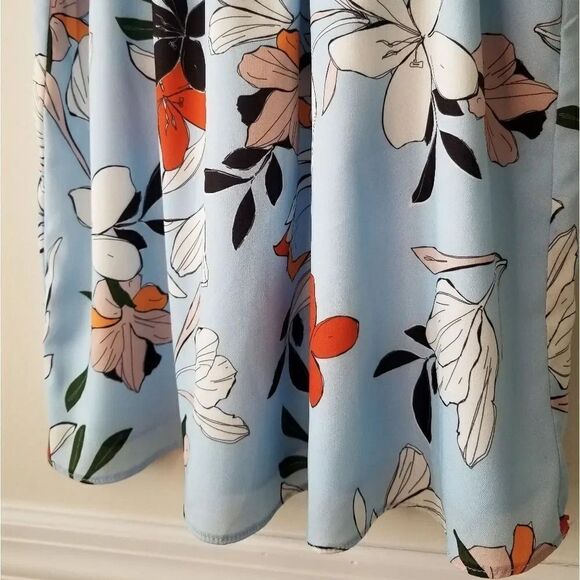 [NWOT]Theory floral print dress 10 size - Picture 5 of 8